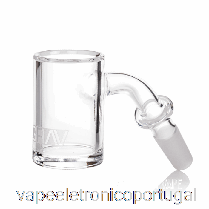 Vape Eletronico Grav 10mm Balde De Quartzo Sem Costura Banger 45 Graus